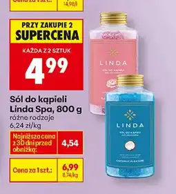 Biedronka Sól do kąpieli różne rodzaje oferta