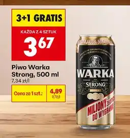 Biedronka Piwo Strong oferta