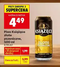 Biedronka Piwo Książęce pszeniczne oferta