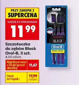 Biedronka Szczoteczka do zębów Black oferta