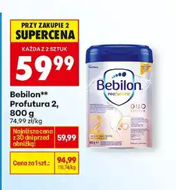 Biedronka Mleko Profutura 2 oferta