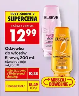 Biedronka Odżywka do włosów różne rodzaje oferta