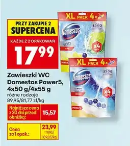 Biedronka Zawieszki WC Power5 różne rodzaje oferta
