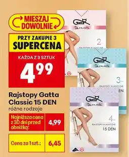 Biedronka Rajstopy Classic 15 DEN różne rodzaje oferta