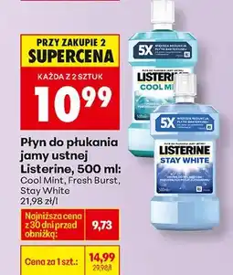 Biedronka Płyn do płukania jamy ustnej Cool Mint oferta