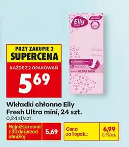Biedronka Wkładki chłonne Ultra mini oferta