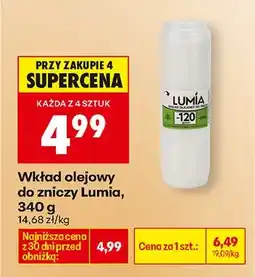 Biedronka Wkład olejowy do zniczy oferta