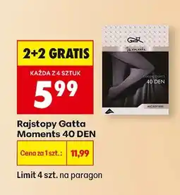Biedronka Rajstopy Moments 40 DEN oferta