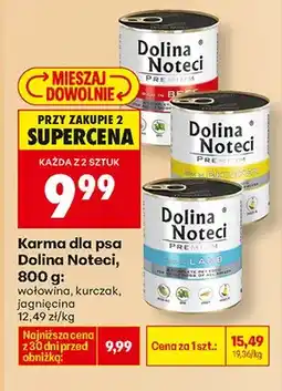 Biedronka Karma dla psa wołowina oferta