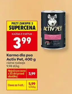 Biedronka Karma dla psa różne rodzaje oferta