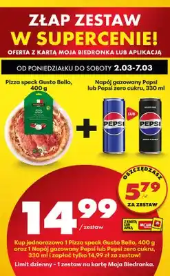Biedronka Pizza speck oferta