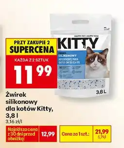 Biedronka Żwirek silikonowy dla kotów oferta
