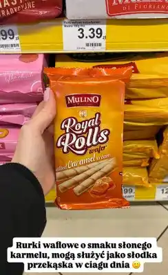 Dino Rurki waflowe o smaku słonego karmelu oferta
