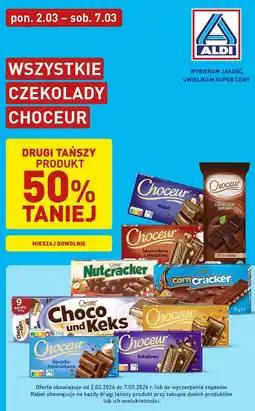 ALDI Czekolady CHOCEUR oferta