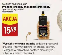 ALDI Prażone orzechy makadamia / migdały Gourmet Finest Cuisine (różne rodzaje) oferta