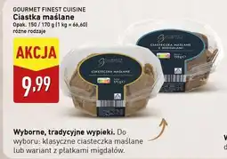 ALDI Ciastka maślane Gourmet Finest Cuisine (różne rodzaje) oferta