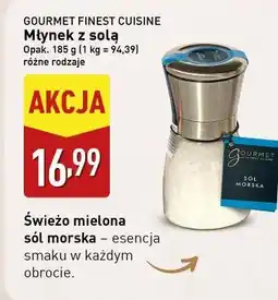 ALDI Gourmet Finest Cuisine Młynek z solą (różne rodzaje) oferta