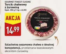 ALDI GOURMET FINEST CUISINE Torcik chałwowy z żurawiną oferta