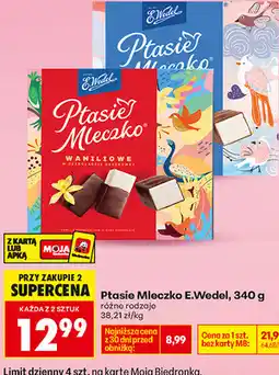 Biedronka Ptasie Mleczko E.Wedel, 340 g (różne rodzaje) oferta