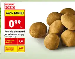 Biedronka Polskie ziemniaki jadalne na wagę oferta