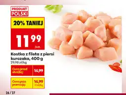 Biedronka Kostka z fileta z piersi kurczaka oferta