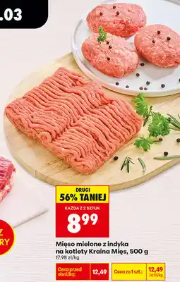 Biedronka Mięso mielone z indyka na kotlety Kraina Mięs oferta