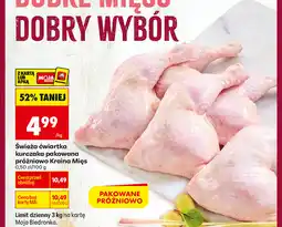 Biedronka Świeża ćwiartka kurczaka pakowana próżniowo Kraina Mięs oferta