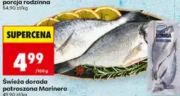 Biedronka Świeża dorada patroszona Marinero oferta