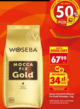 Biedronka Kawa ziarnista Mocca Fix Gold Woseba oferta