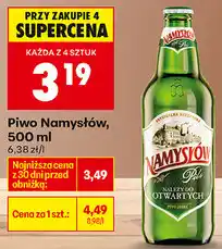 Biedronka Piwo Namysłów Pils oferta
