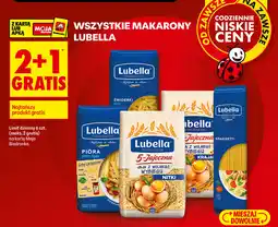 Biedronka Wszystkie makarony Lubella oferta