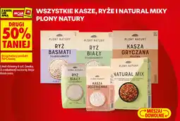 Biedronka Wszystkie kasze, ryże i Natural Mixy Plony Natury oferta