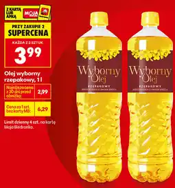 Biedronka Olej wyborny rzepakowy oferta