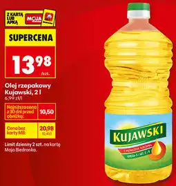 Biedronka Olej rzepakowy Kujawski oferta