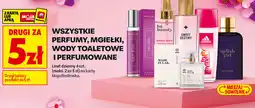 Biedronka Wszystkie perfumy, mgiełki, wody toaletowe i perfumowane (Drugi produkt za 5 zł) oferta