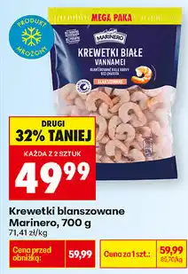 Biedronka Krewetki blanszowane Marinero oferta