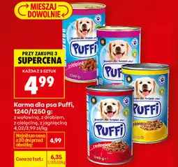 Biedronka Karma dla psa Puffi, 1240/1250 g oferta