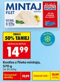 Biedronka Kostka z fileta mintaja oferta