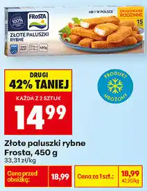 Biedronka Złote paluszki rybne Frosta oferta