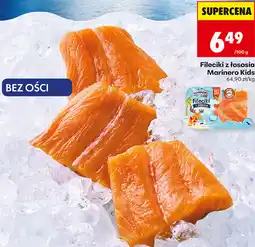 Biedronka Fileciki z łososia Marinero Kids oferta