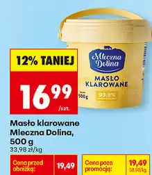 Biedronka Masło klarowane Mleczna Dolina oferta