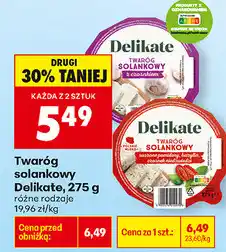 Biedronka Twaróg solankowy Delikate oferta