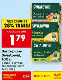 Biedronka Ser topiony Światowid oferta