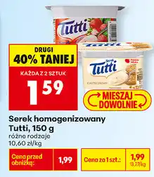 Biedronka Serek homogenizowany Tutti oferta