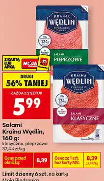 Biedronka Salami Kraina Wędlin oferta