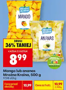 Biedronka Mango lub ananas Mroźna Kraina oferta