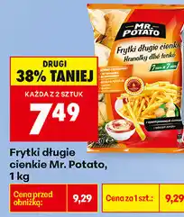 Biedronka Frytki długie cienkie Mr. Potato oferta