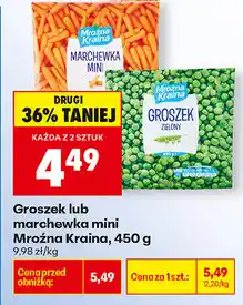 Biedronka Groszek lub marchewka mini Mroźna Kraina oferta