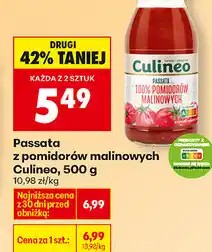 Biedronka Passata z pomidorów malinowych Culineo oferta