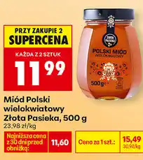 Biedronka Miód Polski wielokwiatowy Złota Pasieka oferta